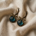 Серьги-шарики из антикварного золота
